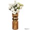 Set of 2 Decorative Green Tall Glass Vase - Modern Minimalist Decor for Parties, and Special Events - Perfect Centerpiece for Coffee Tables, Living Rooms, Dining Tables, Offices, and Farmhouse Decor